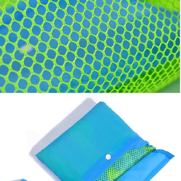 Xplanet Large Mesh Beach Bag - Family Toys Shell Storage Bag - Picture 6 of 6